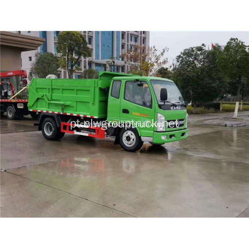 Tipo de compressão Dongfeng 4x2 caminhão de lixo docking